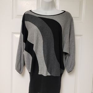 Style & Co, Small, mid-sleeve, shirt, Grey,Black